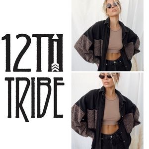 12th Tribe "Never Gets Old" Denim Jacket